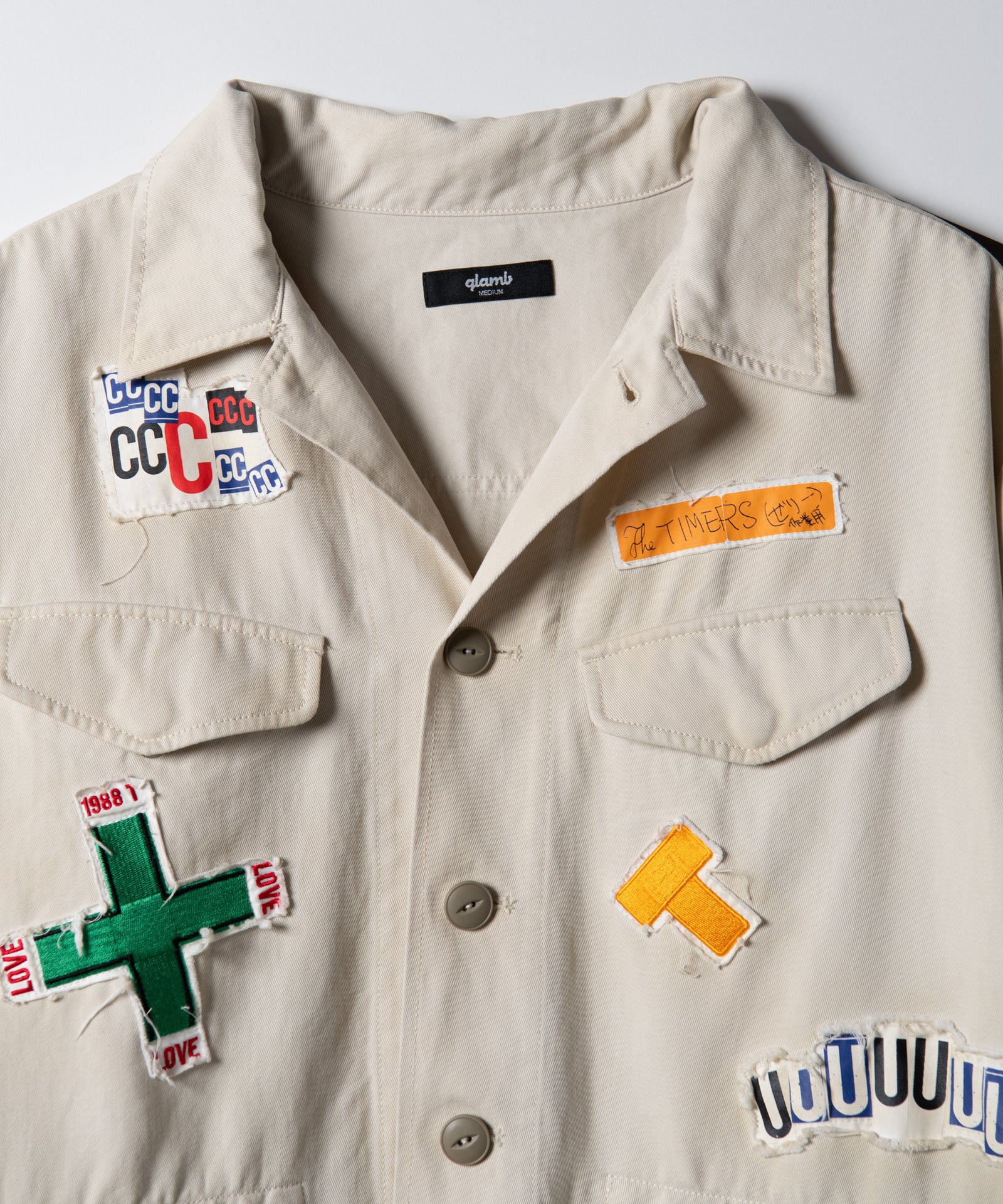 GB0425/KI03 : THE TIMERS Military Shirt Jacket / ザ・タイマーズ