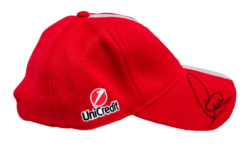 2025 L．ハミルトン 本人支給品 直筆サイン入 ドライバーキャップ F1