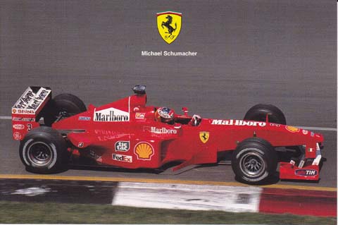 1999 M．シューマッハ スクーデリア・フェラーリ F399 ファクトリー
