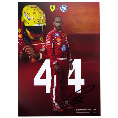 2025 L．ハミルトン HAMILTON フェラーリ FERRARI 直筆サイン入