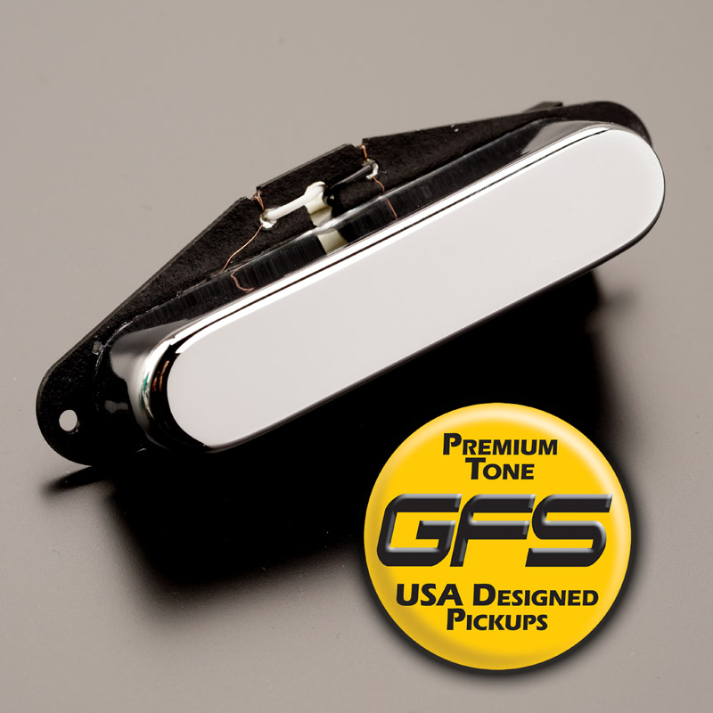 7K Vintage Alnico Neck Pickup- Classic Chrome Cover, Fits Te