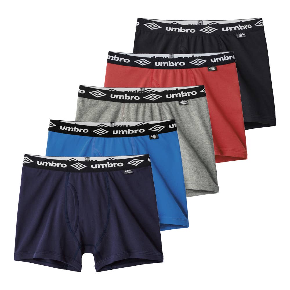 綿100%】ボクサーパンツ(5枚組)(前あき)(140~170cm) UB910EC :キッズ