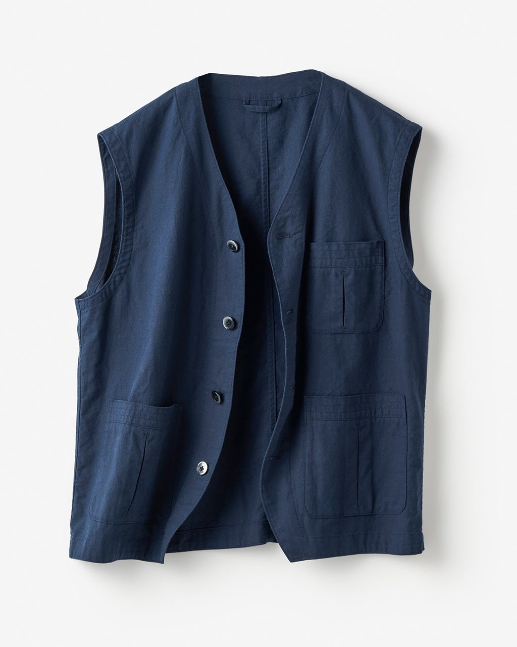 リネンコットンサマーベスト/DoCLASSE