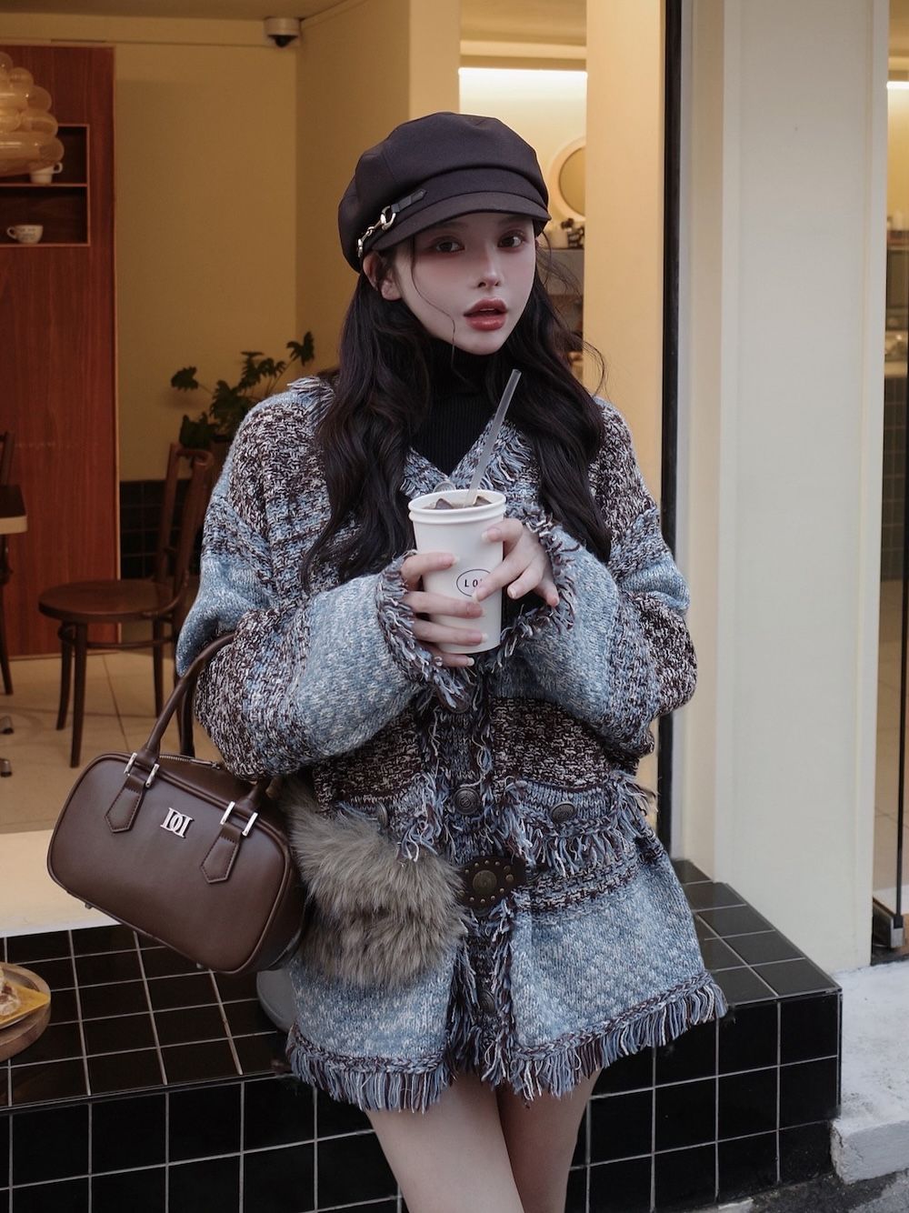 ツイードボーダーニットカーディガン – Darich (ダーリッチ)