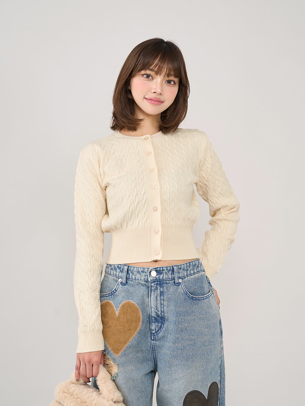 ケーブルDDロゴVネックニットフーディ – Darich (ダーリッチ)