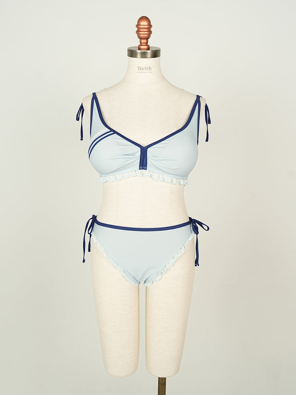 新品】Darich ショルダーリボンコルセットビキニ PNK FREESize DD