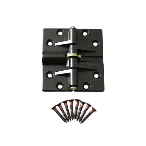 KZ-242 折戸蝶番 150度開 茶 1個入 00072242-001 ハイロジック 装飾