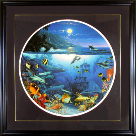 真作保証 クリスチャンラッセン マウイ ホエール シンフォニー 42/100