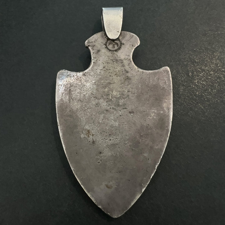 ゴローズ goro's [特注][一点物]全金グラス付特大ヤジリ※K18メタル付