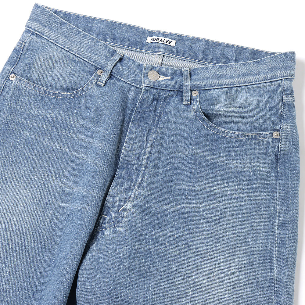 AURALEE (オーラリー)SELVEDGE FADED LIGHT DENIM PANTS A24SP03DE