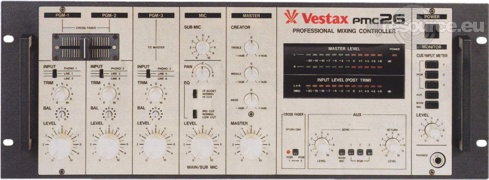 Vestax › PMC-26 › Mixer - Gearbase | DJResource
