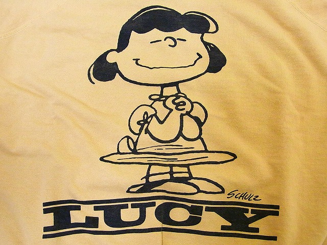 WAREHOUSE[ウエアハウス] 半袖スウェット ヴィンテージ スヌーピー
