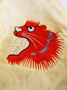 TAILOR TOYO[テーラー東洋] スカジャン TT14331 RED TIGER×GOLD DRAGON