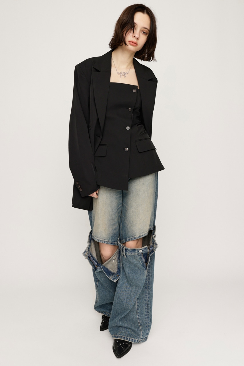 SLY | ASYMMETRY MANISH BUSTIER (キャミソール ) |SHEL'TTER WEBSTORE