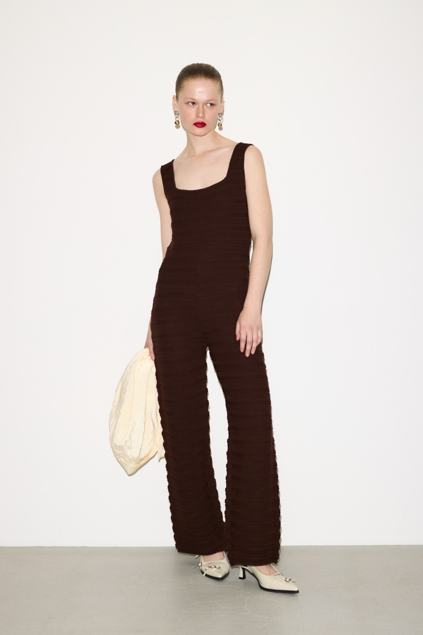 THROW by SLY | 【THROW】SQUARE NECK ジャンプスーツ (オールインワン