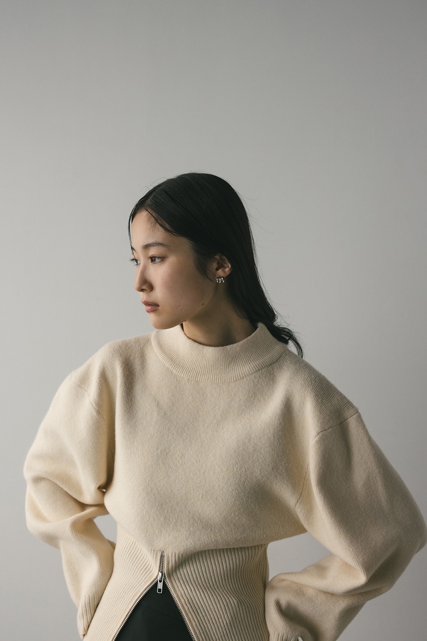 STYLEMIXER | ヘムジップフォルムニット (ニット ) |SHEL'TTER WEBSTORE