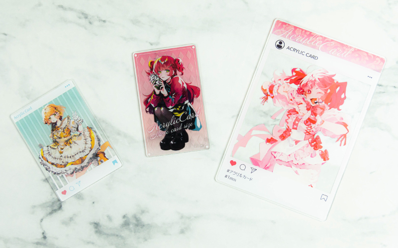 アクリルカード | 同人誌印刷・グッズ制作｜株式会社栄光