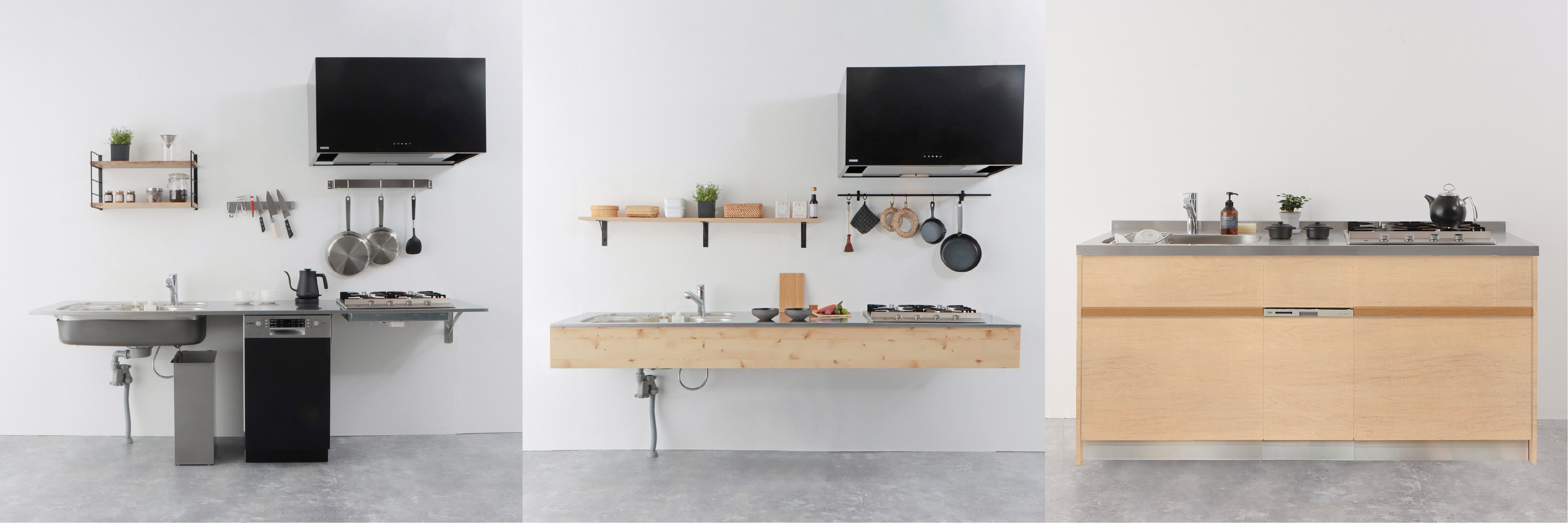 オーダーステンレス天板／各種シンク選択 ekrea Parts（エクレアパーツ