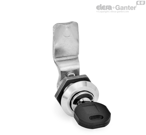 GN 115-WOE-L-NI Latches Stainless steel | Elesa+Ganter