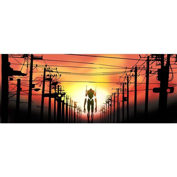 RumiRockxEVA てぬぐい エヴァ夕景