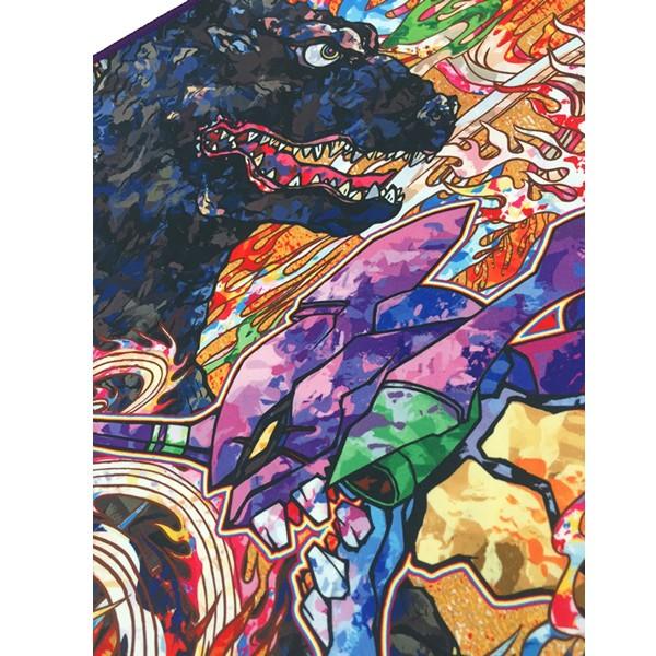 ゴジラ対エヴァンゲリオン】村上隆イラスト ポートレートタオル