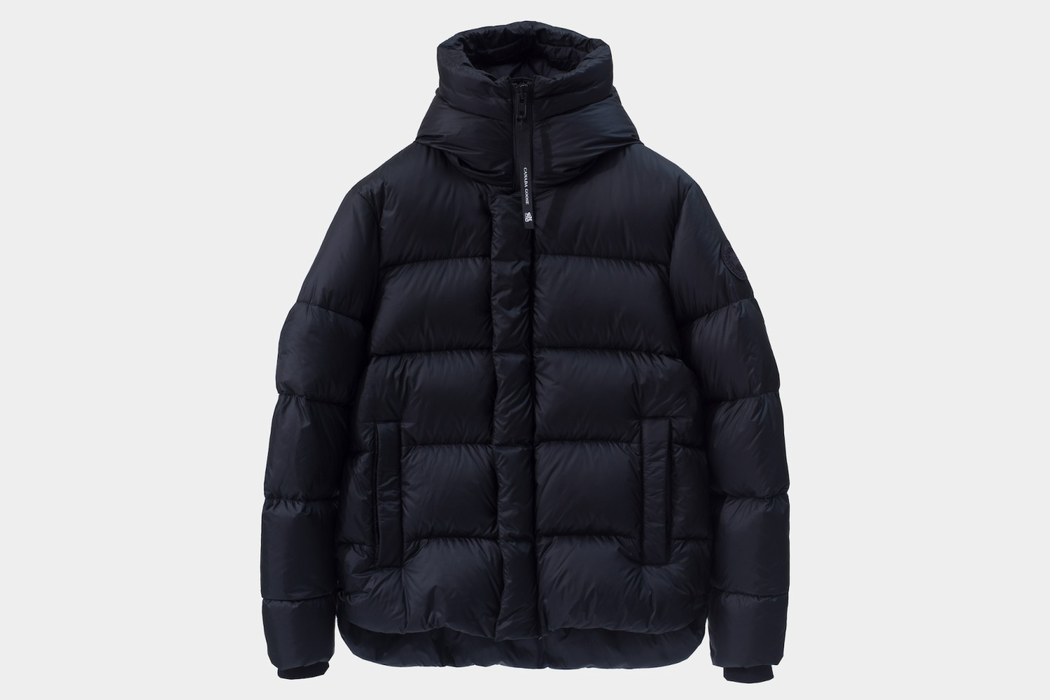 カナダグースのRHC ロンハーマン限定ダウンジャケット、オールブラック