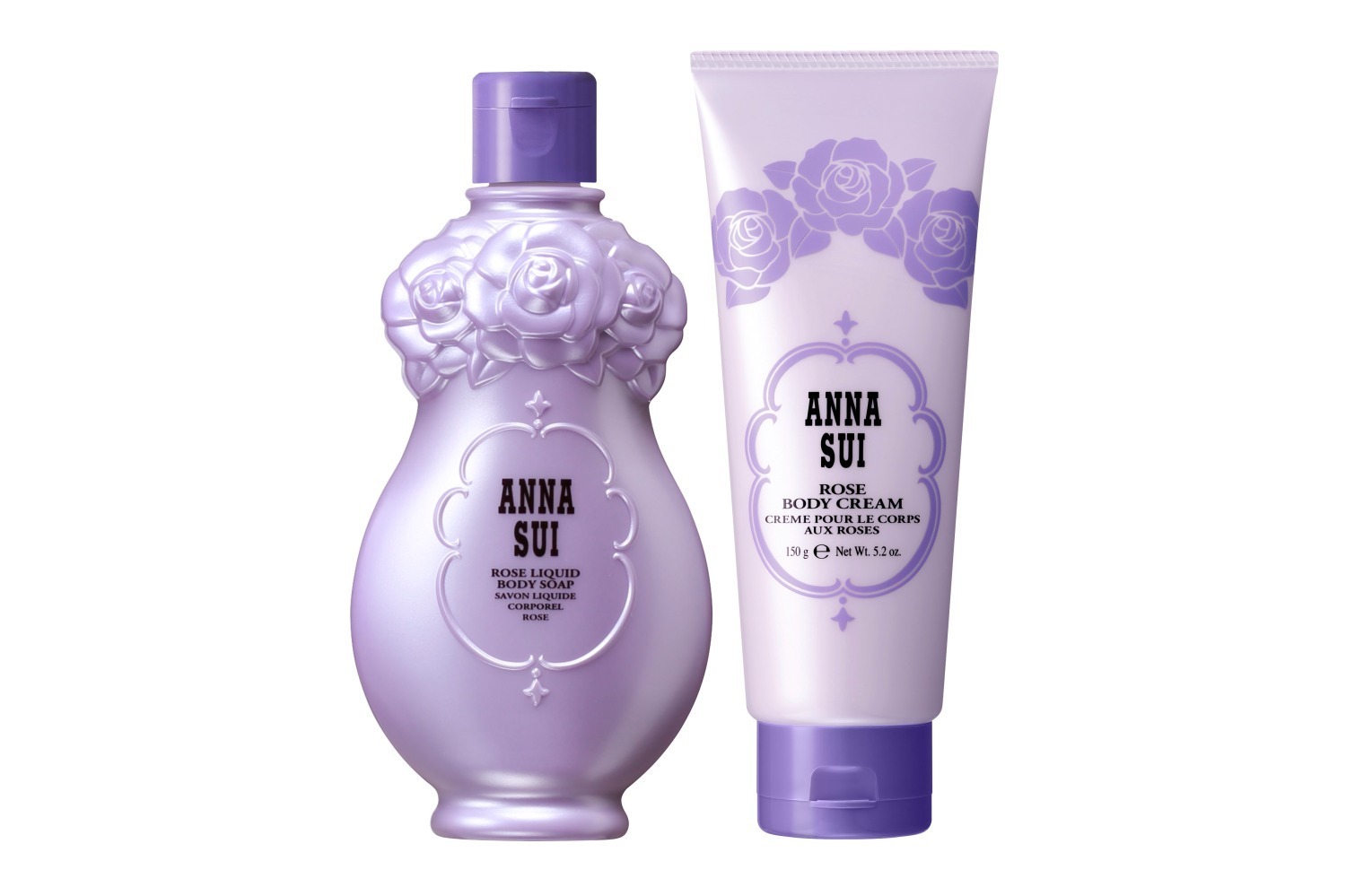 アナ スイ24年クリスマスコフレ、“ティーローズの香り”のボディ