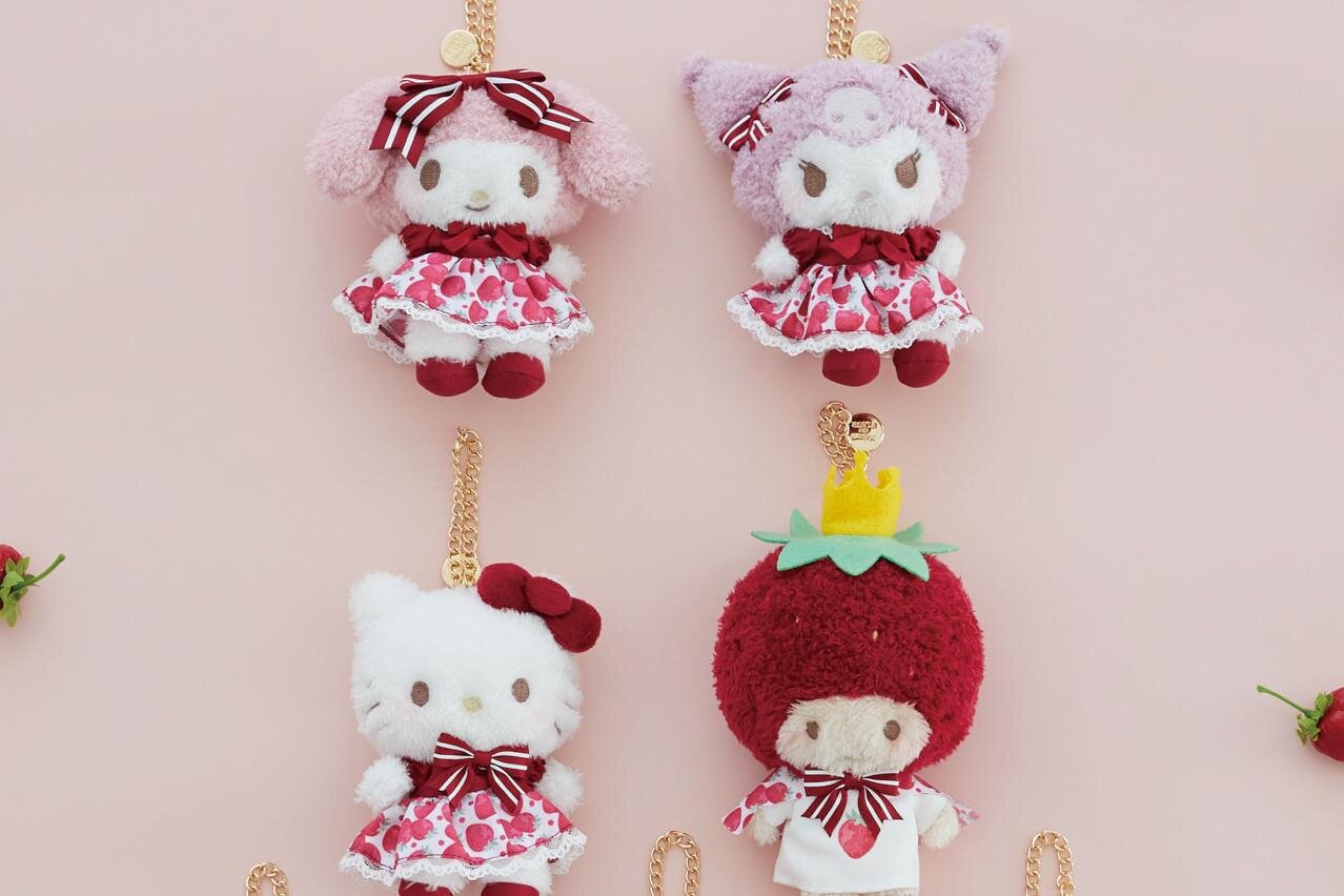 メゾン ド フルール×サンリオ「月間いちご新聞」”いちご柄衣装”の