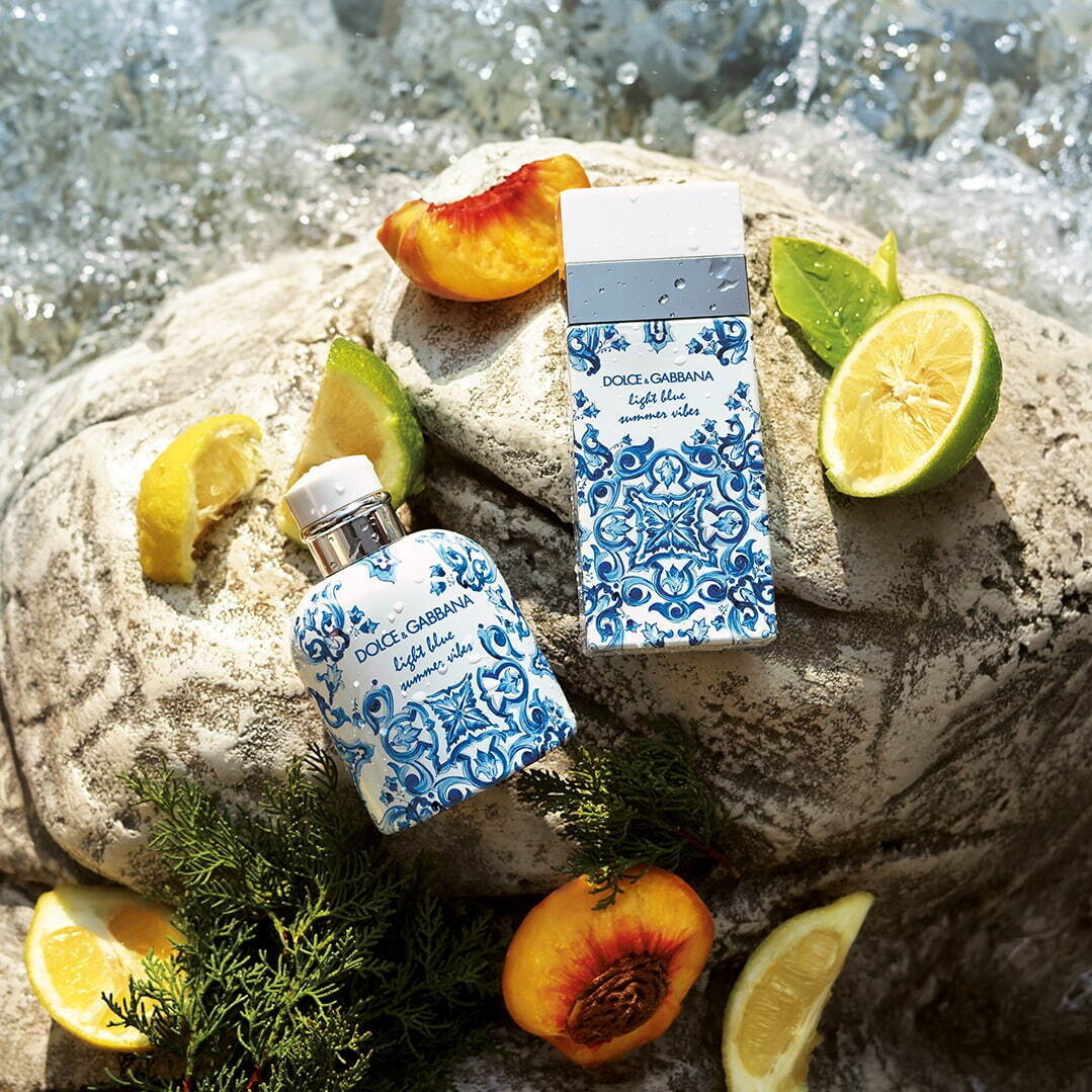 ドルチェ＆ガッバーナ「ライトブルー」24年夏フレグランス、フルーティ