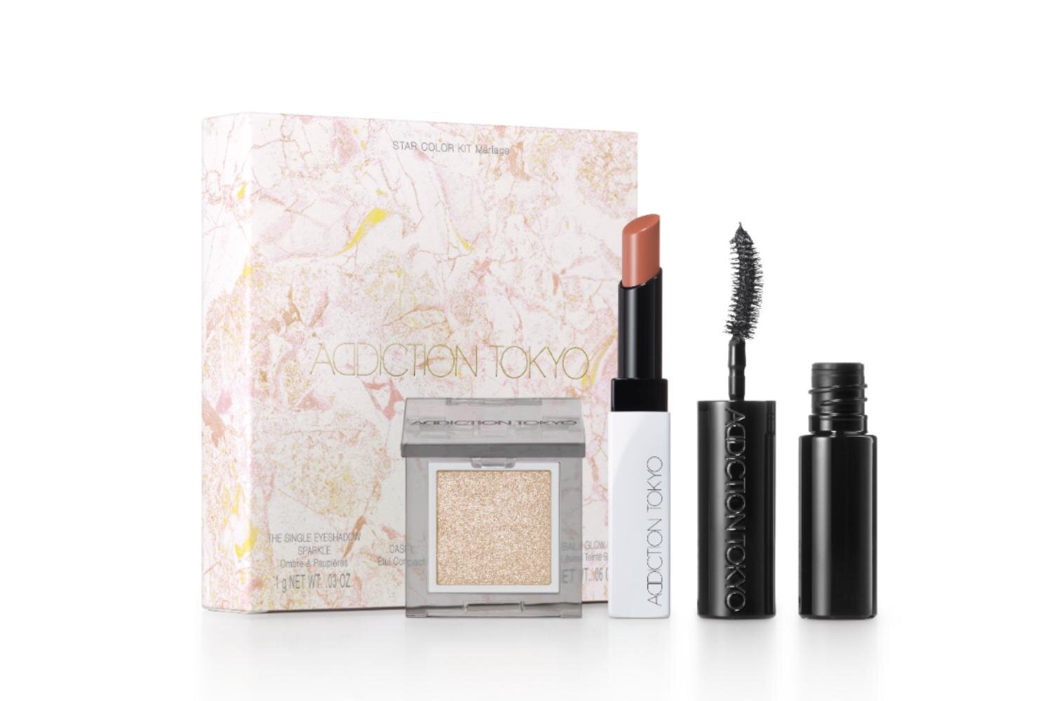 アディクション25年クリスマスコフレ、“パープルorゴールド”のアイ