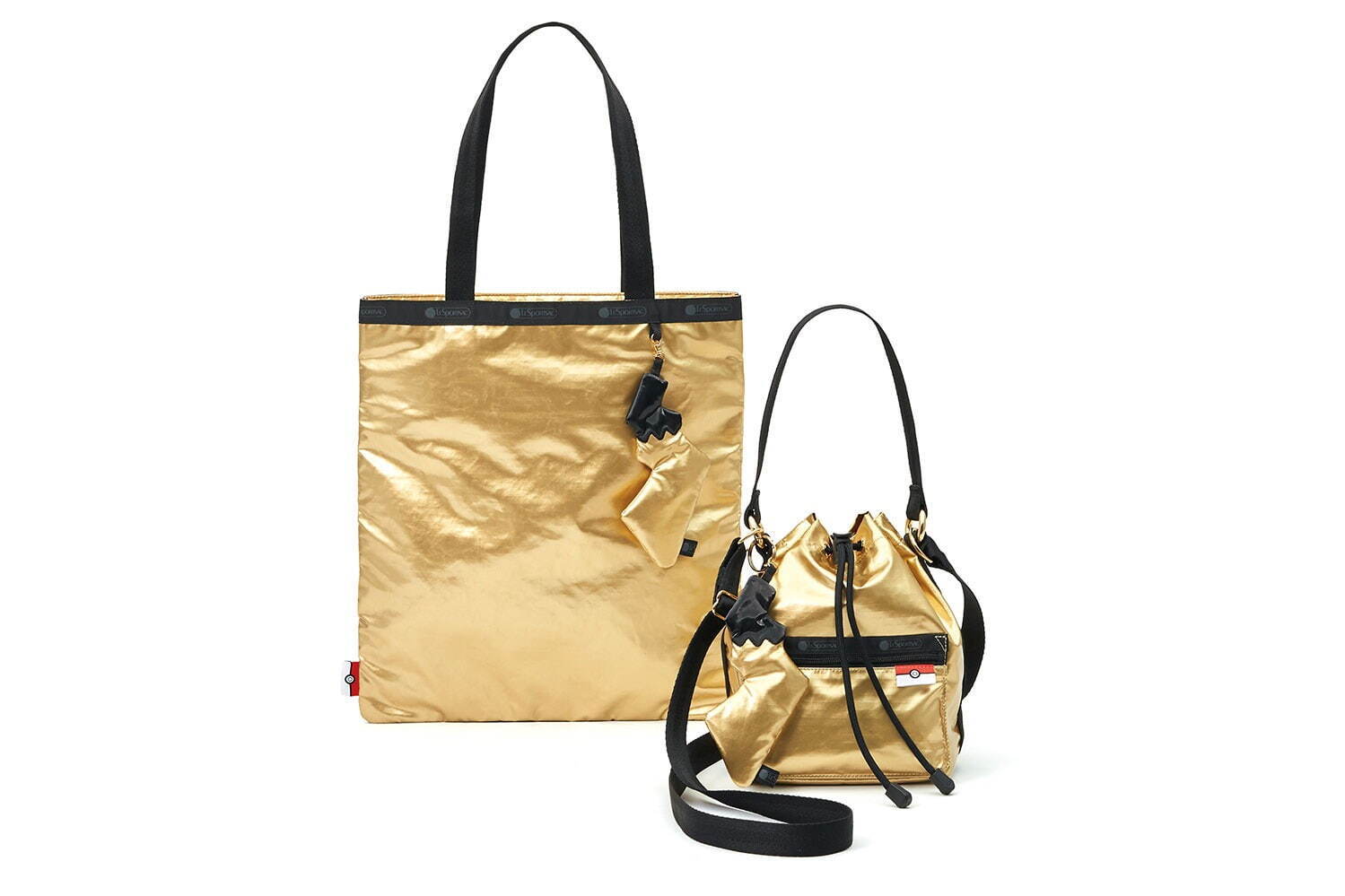 レスポートサック×ポケモン」ピカチュウの“しっぽ”着想モノグラム柄