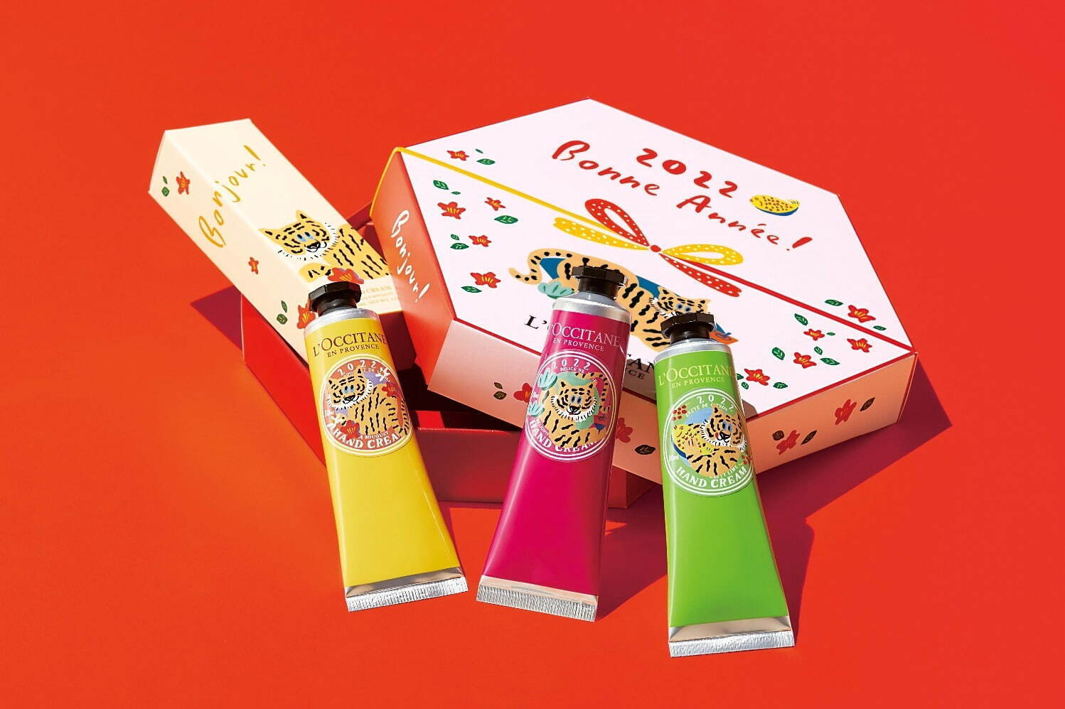 ロクシタン22年干支“虎”を描いた「シア ハンドクリーム」セット