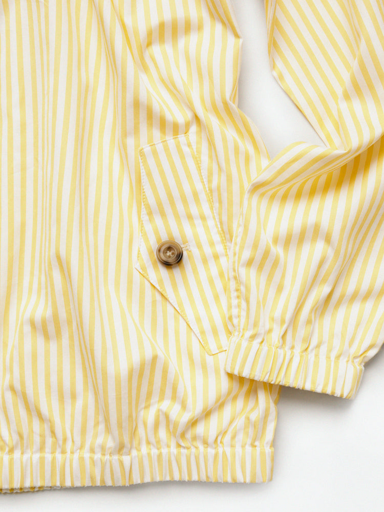 Yellow Stripe Cotton Quarter Zip Pullover Shirt – FICUS Shanghai