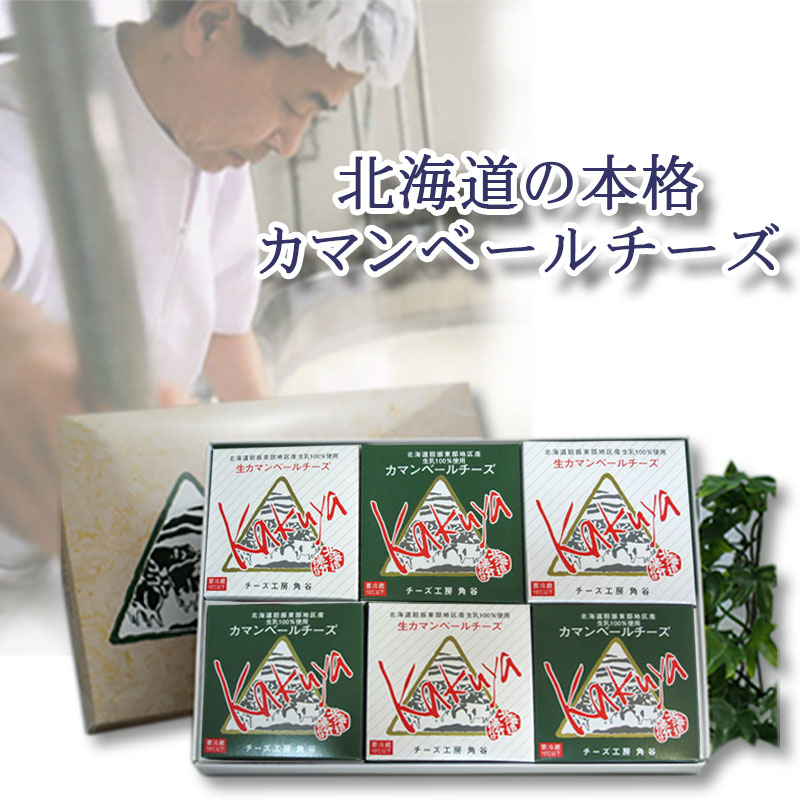 カマンベールチーズ6個セット（ギフト箱付）【チーズ工房角谷