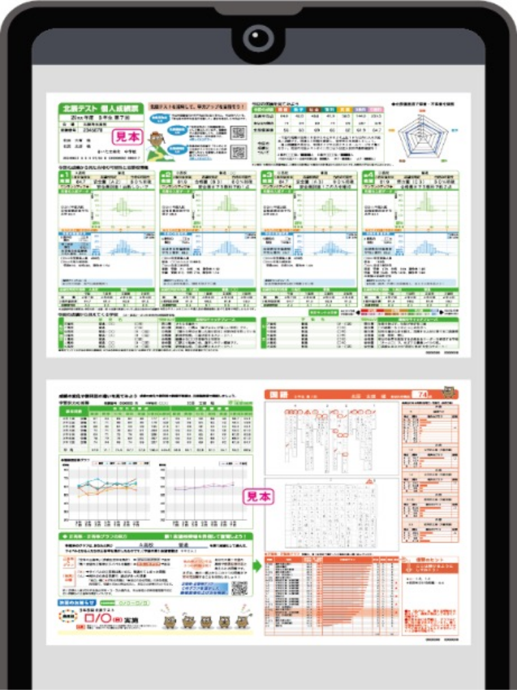 成績WEB確認・ダウンロード | 北辰テスト