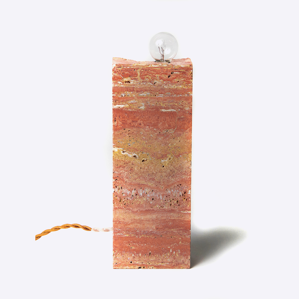 Atelier matic アトリエマティック Stone Light 03 レッドトラバーチン