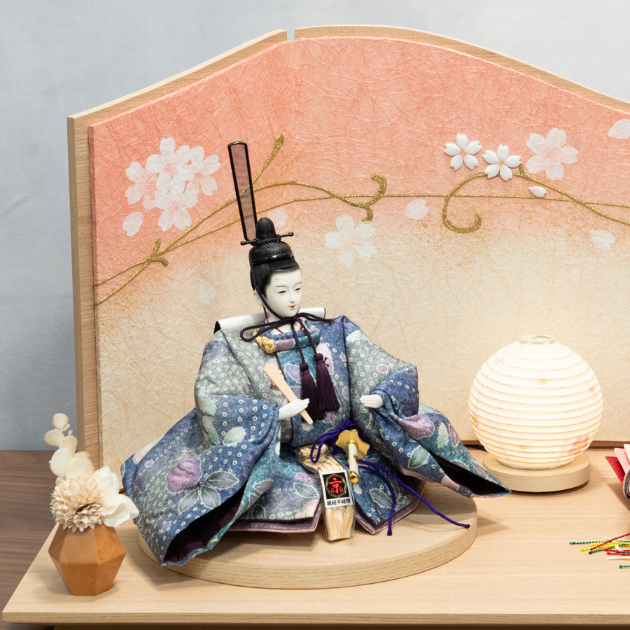 限定70cm和紙屏風セット 寛斎辻ヶ花衣装三五親王飾り | 人形専門店