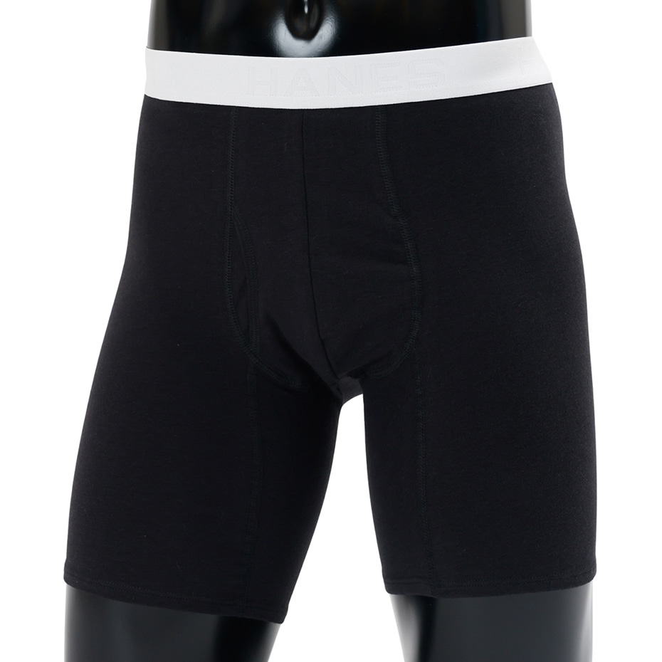 COMFORT FLEX FIT ボクサーブリーフ ブラックXホワイト | ヘインズの