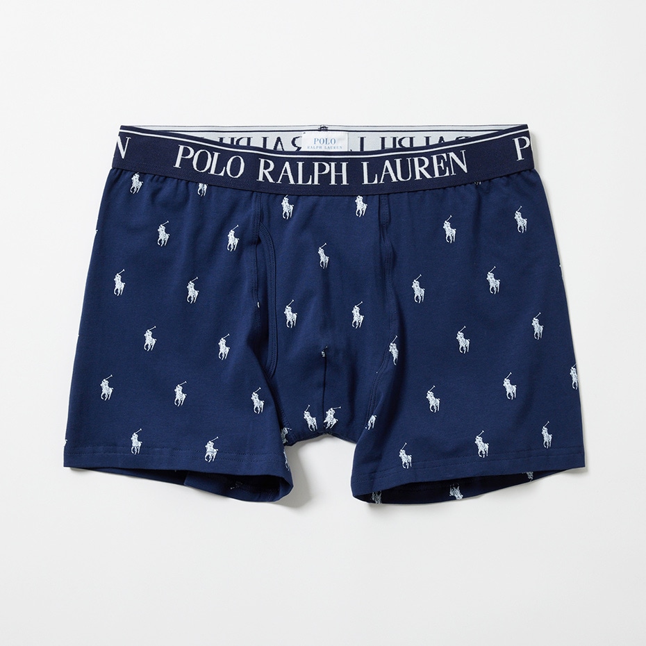 ボクサーブリーフ PPプリント ネイビー | ポロ ラルフ ローレン メンズ