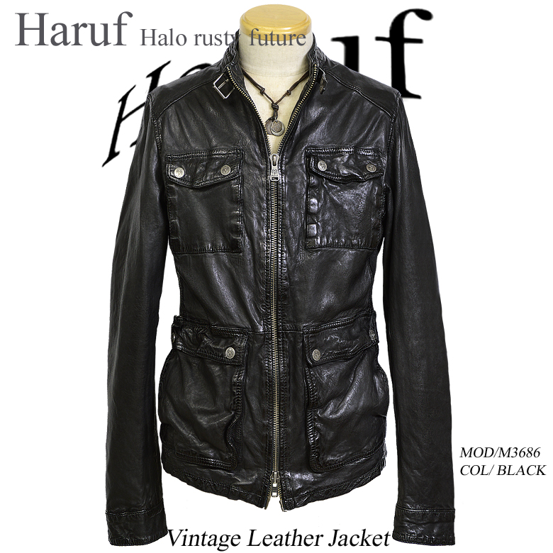 ライダースジャケット レザージャケット 革ジャン M65 メンズ 本革