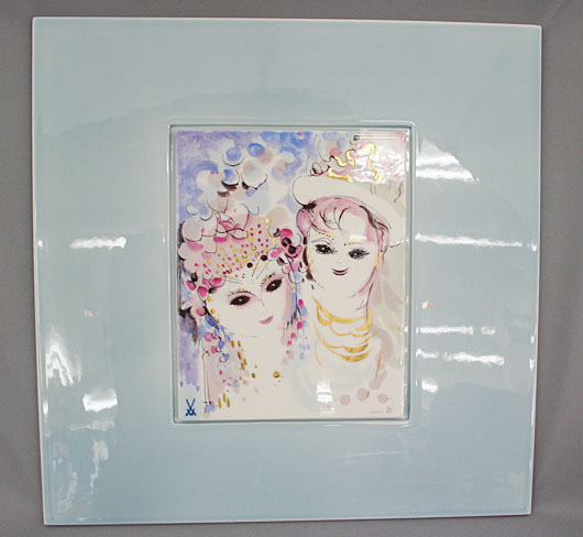 3671] マイセン 陶板 陶板画 - 広田屋 ブランド質屋通販