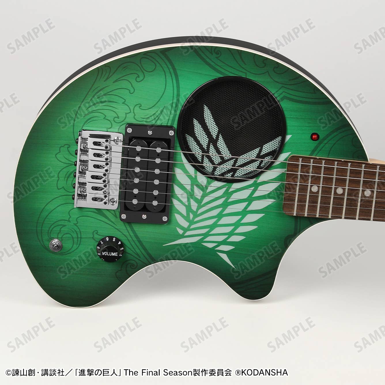Attack on Titan: FERNANDES Collaboration Survey Corps ZO-3 Guitar