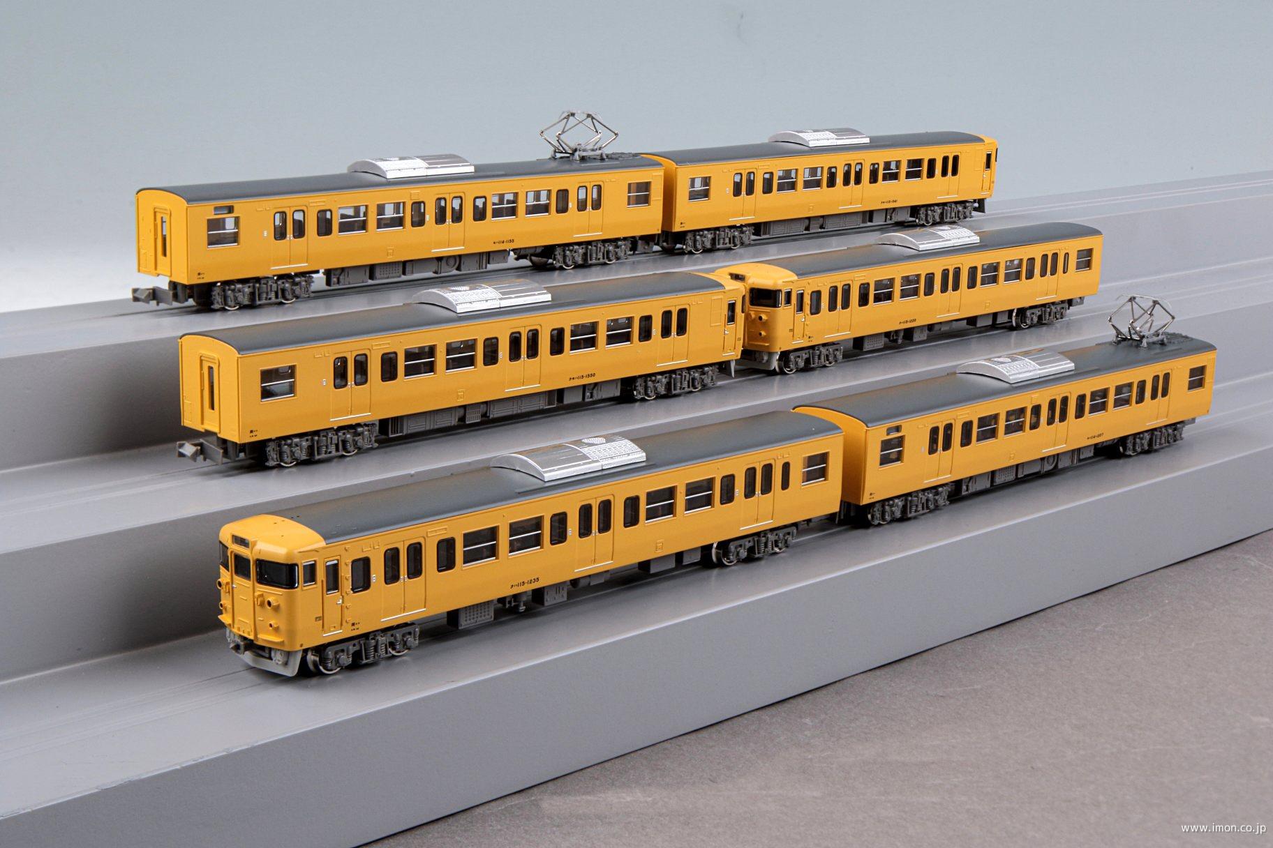 115系1000番台（30N車・D－10＋D－16編成・黄色）6両