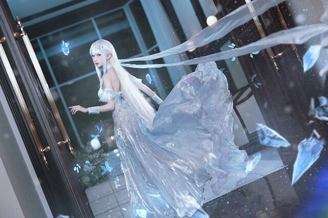 コスプレ】『リゼロス』へのエミリア（クリスタルドレス)実装を願って