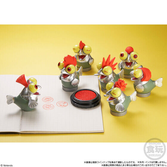 スプラトゥーン3』「コジャケ」がハンコ付きフィギュアに！「イカす