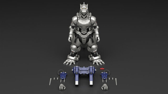 メカゴジラ」“3式機龍”がプラモデル化！細部までこだわりぬき