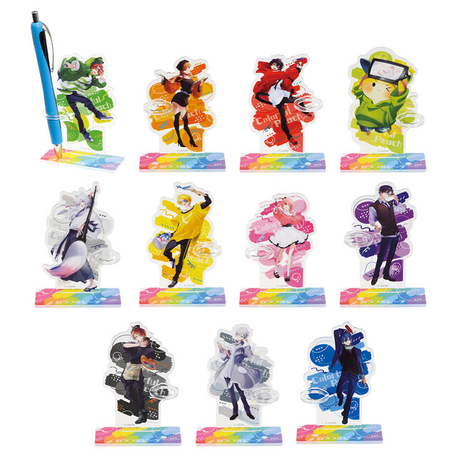 人気実況グループ「カラフルピーチ」がオリジナルイラストで一番くじに