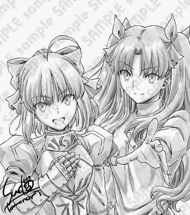 Fate/UBW」アニメ10周年の記念イラストが壮観！“10年経った今、描き