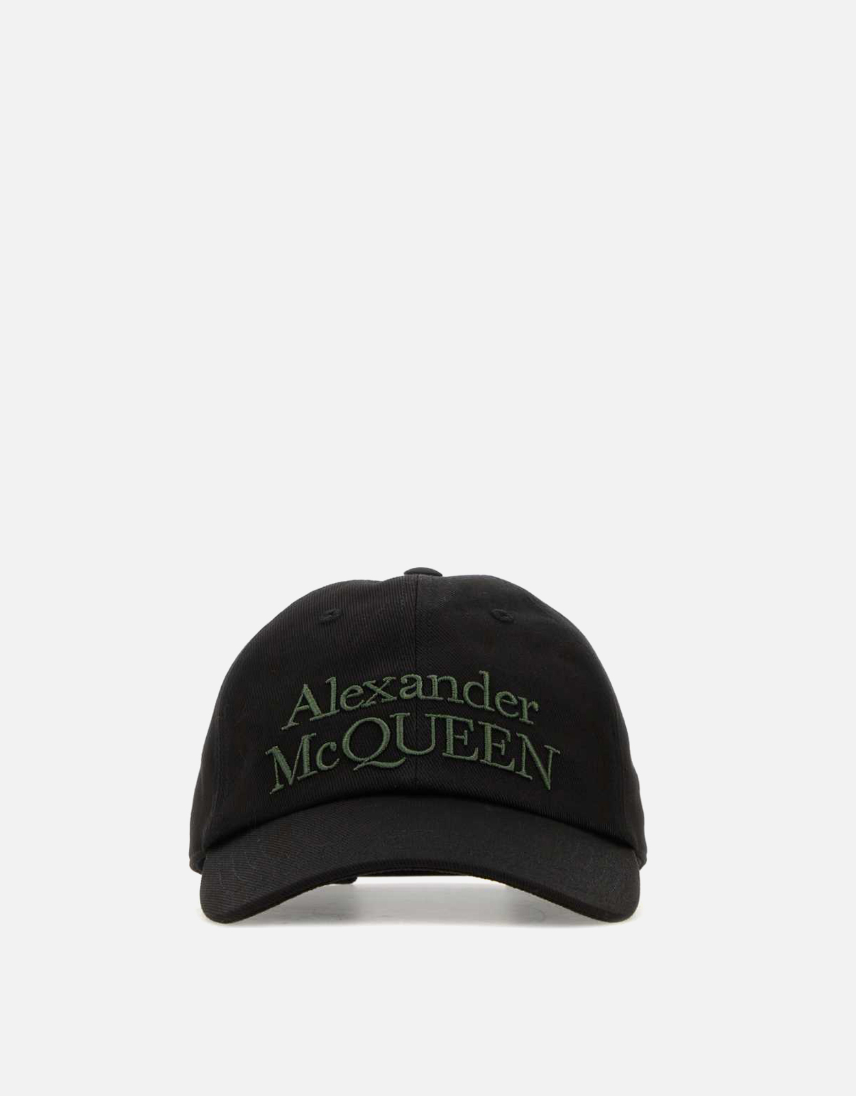Alexander McQueen メンズブラックコットンベースボールキャップ