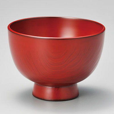 お好み椀 栗の大椀 古代朱 木製 漆塗り 12-04602 漆器の井助